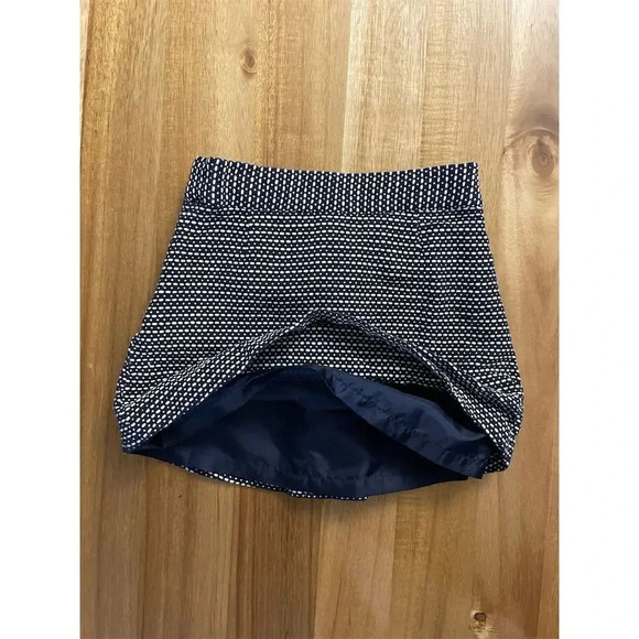 Janie and Jack Girls Size 4 Navy Blue White Dot Skirt Vintage Pink Tag - Picture 5 of 6